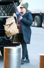 AMY SCHUMER Arrives to Her Hotel in New York 12/19/2016