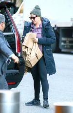 AMY SCHUMER Arrives to Her Hotel in New York 12/19/2016