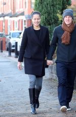 ANA IVANOVIC and Bastian Schweinsteiger Out in Cheshire 11/29/2016