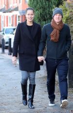 ANA IVANOVIC and Bastian Schweinsteiger Out in Cheshire 11/29/2016