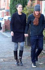 ANA IVANOVIC and Bastian Schweinsteiger Out in Cheshire 11/29/2016