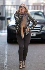 ANASTACIA Leaves ITV Studios in London 12/14/2016