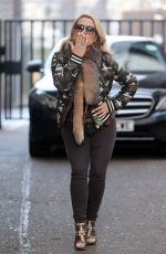 ANASTACIA Leaves ITV Studios in London 12/14/2016