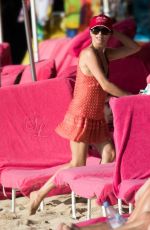 ANDREA CORR at a Boat in Barbados 12/26/2016
