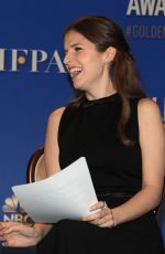 ANNA KENDRICK at 74th Golden Globe Awards Nominations in Beverly Hills 12/12/2016