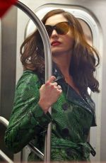 ANNE HATHAWAY on the Set of 