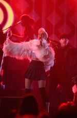ARIANA GRANDE Performs at 103.5 Kiss FM’s Jingle Ball 2016 in Rosemont 12/13/2016