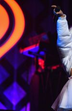 ARIANA GRANDE Performs at Kiss 108 Iheartradio Jingle Ball in Boston 12/11/2016