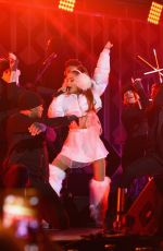 ARIANA GRANDE Performs at Kiss 108 Iheartradio Jingle Ball in Boston 12/11/2016