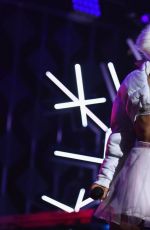 ARIANA GRANDE Performs at Kiss 108 Iheartradio Jingle Ball in Boston 12/11/2016