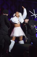 ARIANA GRANDE Performs at Kiss 108 Iheartradio Jingle Ball in Boston 12/11/2016