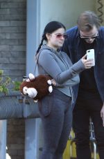 ARIEL WINTER in Tights Out in Los Angeles 11/29/2016