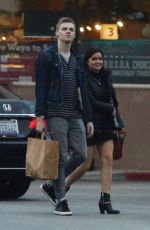 ARIEL WINTER Out Shopping with Her Boyfriend in Los Angeles 12/22/2016
