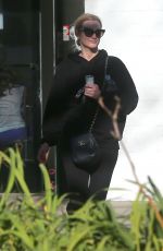 ASHLEE SIMPSON Leaves a Gym in Studio City 12/20/2016