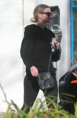 ASHLEE SIMPSON Leaves a Gym in Studio City 12/20/2016