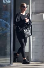 ASHLEE SIMPSON Leaves a Gym in Studio City 12/28/2016