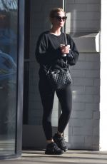 ASHLEE SIMPSON Leaves a Gym in Studio City 12/28/2016
