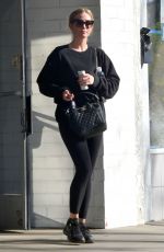 ASHLEE SIMPSON Leaves a Gym in Studio City 12/28/2016