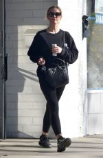 ASHLEE SIMPSON Leaves a Gym in Studio City 12/28/2016