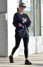 ASHLEE SIMPSON Leaves a Gym in Studio City 12/28/2016
