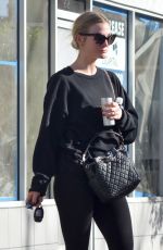 ASHLEE SIMPSON Leaves a Gym in Studio City 12/28/2016