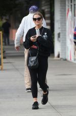 ASHLEE SIMSPON Leaves a Gym in Los Angeles 12/09/2016