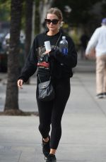 ASHLEE SIMSPON Leaves a Gym in Los Angeles 12/09/2016