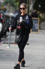 ASHLEE SIMSPON Leaves a Gym in Los Angeles 12/09/2016