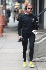 ASHLEY BENSON Leaves a Gym in New York 12/26/2016
