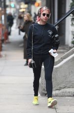 ASHLEY BENSON Leaves a Gym in New York 12/26/2016
