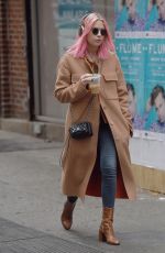 ASHLEY BENSON Out and About in New York 12/26/2016