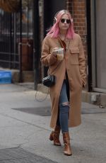 ASHLEY BENSON Out and About in New York 12/26/2016