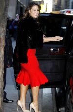 ASHLEY GRAHAM Leaves Today Show in New York 12/09/2016