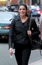 ASHLEY GREENE at a Nail Salon in Los Angeles 12/15/2016