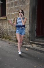 ASHLEY GREENE in Denim Shorts at Sake Restaurant in Sydney 12/30/2016