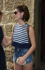 ASHLEY GREENE in Denim Shorts at Sake Restaurant in Sydney 12/30/2016