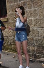 ASHLEY GREENE in Denim Shorts at Sake Restaurant in Sydney 12/30/2016