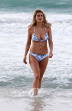 ASHLEY JAMES in Bikini on the Beach in Dubai 12/10/2016
