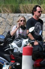 ASHLEY OLSEN Picked by Her Boyfriend at Airport in St. Barths 12/21/2016