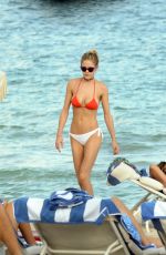 ASHLEY SMITH  in Bikini on the Beach in Miami 12/14/2016