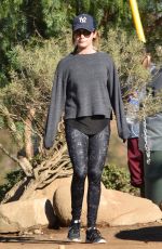 ASHLEY TISDALE and Her Husband Hiking Out in Los Angeles 12/17/2016