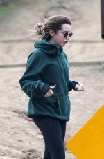 ASHLEY TISDALE Hiking at Runyon Canyon in Los Angeles 12/15/2016