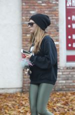 ASHLEY TISDALE Leaves Pilates Class in Los Angeles 12/17/2016