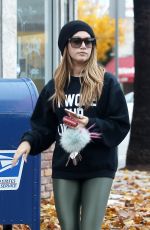 ASHLEY TISDALE Leaves Pilates Class in Los Angeles 12/17/2016