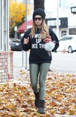 ASHLEY TISDALE Leaves Pilates Class in Los Angeles 12/17/2016