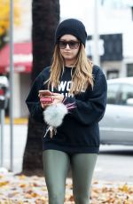 ASHLEY TISDALE Leaves Pilates Class in Los Angeles 12/17/2016