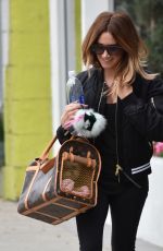 ASHLEY TISDALE Out Shopping in Studio City 12/12/2016