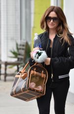 ASHLEY TISDALE Out Shopping in Studio City 12/12/2016