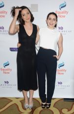 AUBREY PLAZA and MAE WHITMAN at 3rd Annual Make Equality Reality Gala in Beverly Hills 12/05/2016