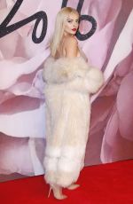 BEBE REXHA at Fashion Awards in London 12/05/2016